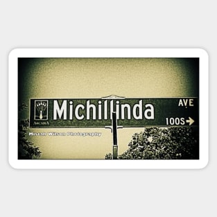 Michillinda Avenue, Arcadia, California by Mistah Wilson Sticker